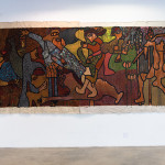 Verdun, peinture pigmentaire : 589 x 233 cm.