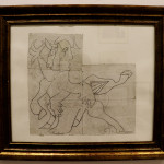 Centaure, étude à la mine de plomb : 75 x 64 cm.