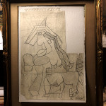 Chiron, étude à la mine de plomb : 46 x 56 cm.