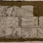 Cupidon, étude à la mine de plomb : 250 x 82 cm.