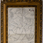 Harmonie, étude à la mine de plomb : 43 x 53 cm.