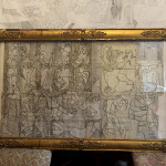 Païenne, étude à la mine de plomb : 160 x 100 cm, non encadrée.