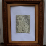 Stella, étude à la mine de plomb : 51 x 62,5 cm.